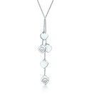 Tiffany mini hearts tag drop necklace TFNL584